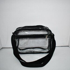 Mildbeer Clear Messenger Bag Stadium Approved with 2 Compartments  N W OUT Tags